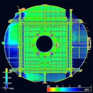 The Image Is A Computer-generated, Three-dimensional Model Of A Large