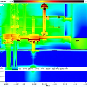 A Computer-generated Model Of A Large Pipe, Likely A Part Of A Pipeline System