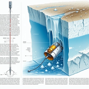 The Image Is A Diagram Of A Submarine, Showing Its Various Components And Functions