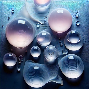 Abstract Food Photography: Translucent Patterns With Collection Glass