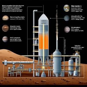 A Large, Futuristic-looking Space Station Is Shown In A Diagram, With Various Components Labeled