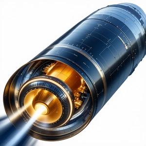 A Large, Round, And Shiny Object Is Shown In A Close-up View