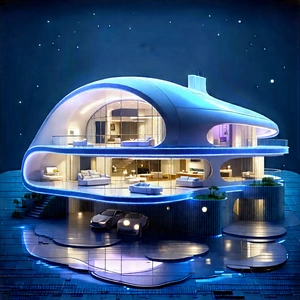 Futuristic Smart Home With Futuristic House