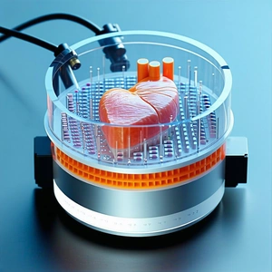 heart-shaped piece meat placed machine