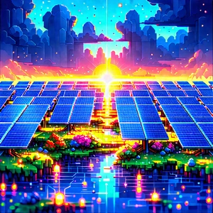 Innovative Renewable Energy Design With Image, There