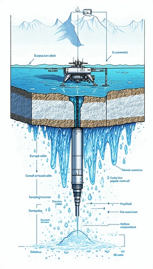 cartoon drawing underwater structure