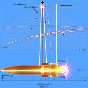 A Diagram Of A Bullet, With Various Measurements And Angles Displayed