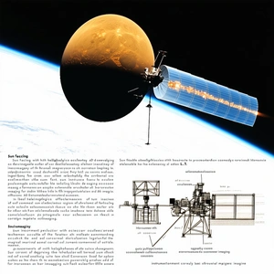 The Image Is A Black And White Photograph Of A Space Station