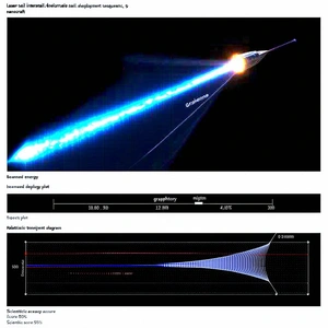 A Computer Screen Displays A Graphic Of A Rocket Launching Into Space