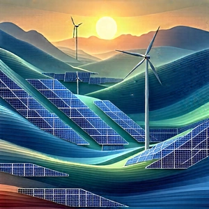 Innovative Renewable Energy Design With Image, There