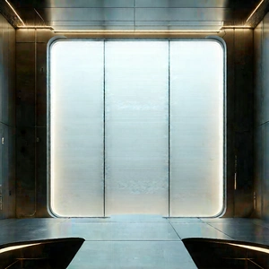 Futuristic Tech Startup Office With Large, Open