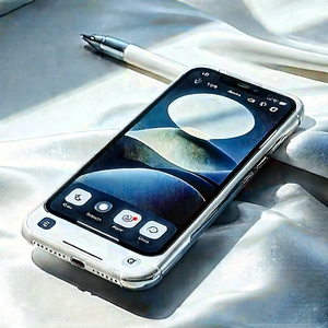 Smartphone With User Interface With Smartphone Placed