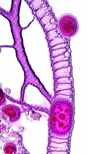 A Close-up View Of A Plant's Flower Buds