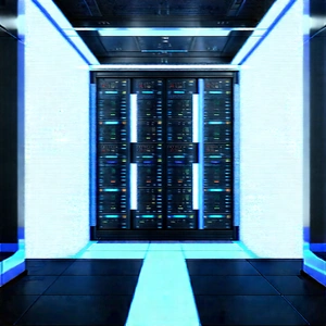 (futuristic:1.46) server room