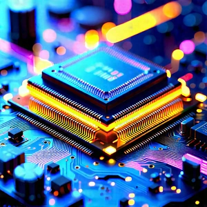 Microchip with holographic projection