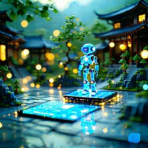 Artificial Intelligence Visualization With Image, There