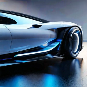 Innovative Electric Vehicle Design With Futuristic Displayed