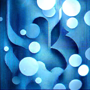Abstract Blueprint Style: Layered patterns