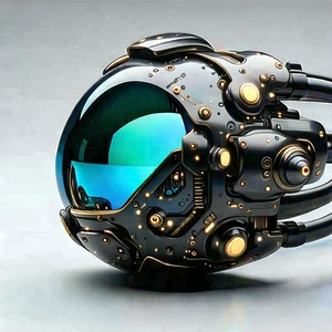 Innovative Wearable (device:1.42) (design:1.22) With Futuristic Spacecraft