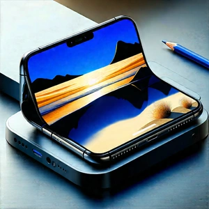 Smartphone With Digital Artwork With Cell Phone