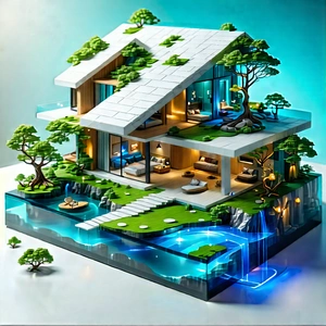 Smart home device with streaming content