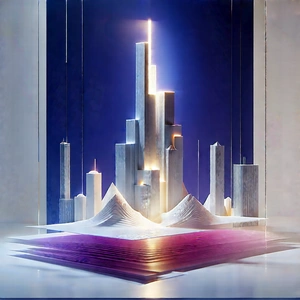 (digital:1.35) Transformation Visualization With Large, Futuristic