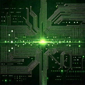 Circuit board with data streams