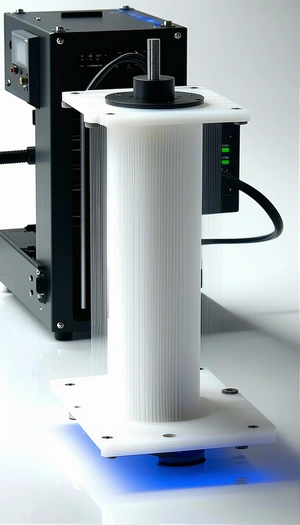 A White Paper Roll Sitting On A Table