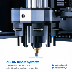 A Close-up Of A Machine With A Blue Print Style