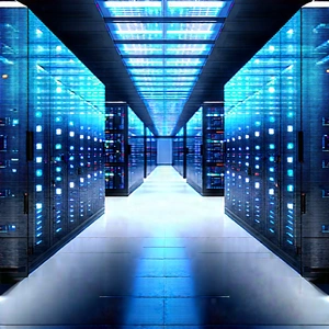 (futuristic:1.31) Server Room With Image, There