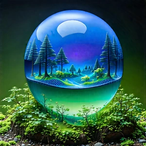 Artificial Intelligence Visualization With Large, Colorful