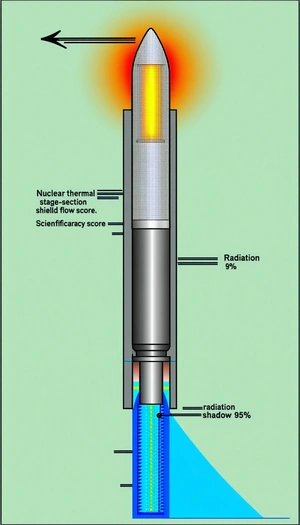A Large, Long, And Thin Object With A Light At The End
