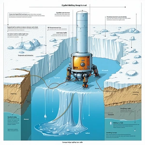 The Image Is A Detailed Illustration Of A Submarine, Which Is Shown To Be Underwater