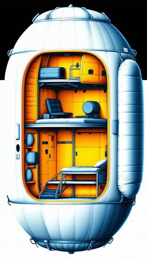 blue yellow illustration space shuttle