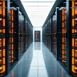 (futuristic:1.26) Server Room With Large Room