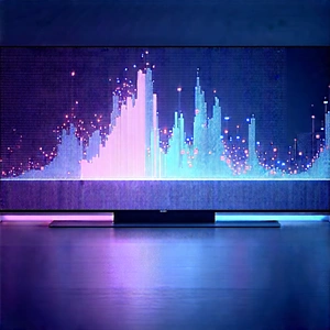 Smart Home Device With Data Visualization With Large Flat