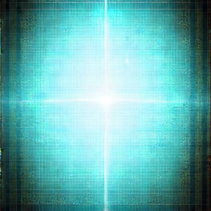 Abstract Lithograph: Grid system with diffuse lighting