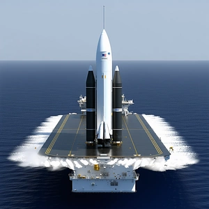 A Large White Ship Floating On The Ocean
