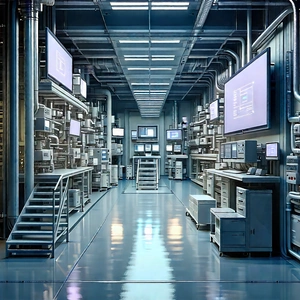 Entertainment Technology In Manufacturing Facility With Image, There
