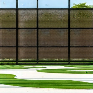 Urban Landscape Photography: Urban Fitness In The Park Scene With Large Window