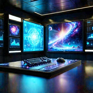 Entertainment Technology In Research Center With Image, There