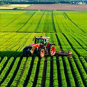 Agricultural Technology In Field Deployment With Large Tractor
