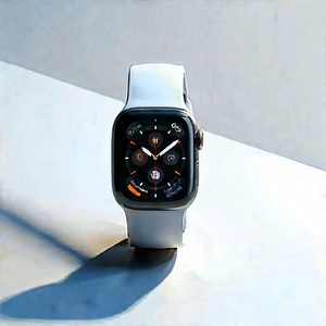 Smart Watch With User Interface With Close-up White
