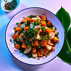 Lifestyle Graphic Design: Healthy Meal Prepared With Seasonal Produce With White Bowl