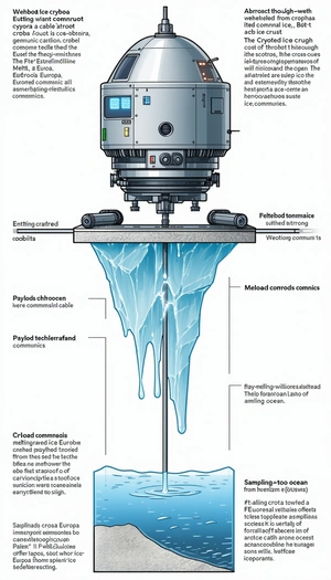 A Diagram Is Shown Of A Machine With A Large Blue Ice Cube At The Bottom