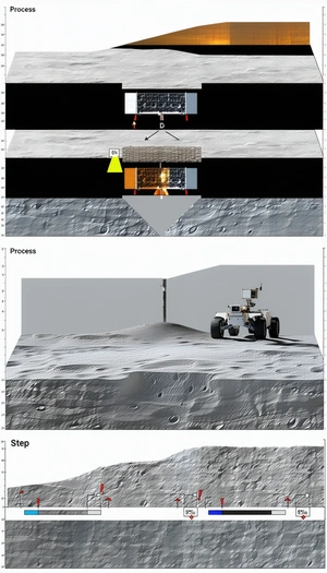 The Image Is A Series Of Diagrams Showing The Process Of A Rover Moving Across A Surface