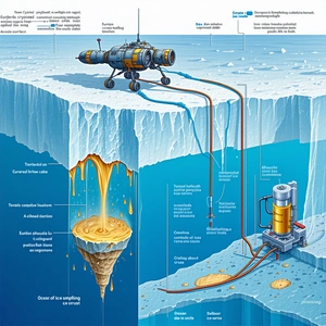 The Image Is A Diagram Of An Underwater Drilling Operation