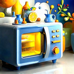Innovative Smart Appliance Design With Blue Yellow