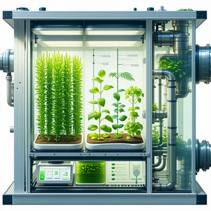 A Large, Well-lit Greenhouse Filled With Various Plants