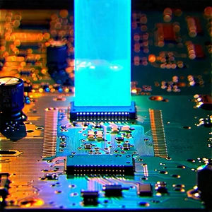 Circuit board with holographic projection